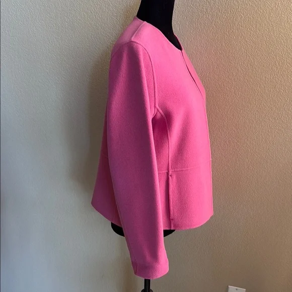 Eileen Fisher Pink Blazer Modern Tailored Design - Picture 4 of 13
